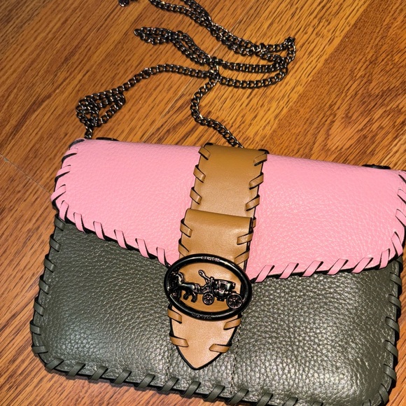 Coach Georgie Crossbody In Colorblock With Whipstitch - Picture 3 of 5